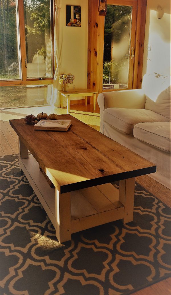 handmade rustic coffee table